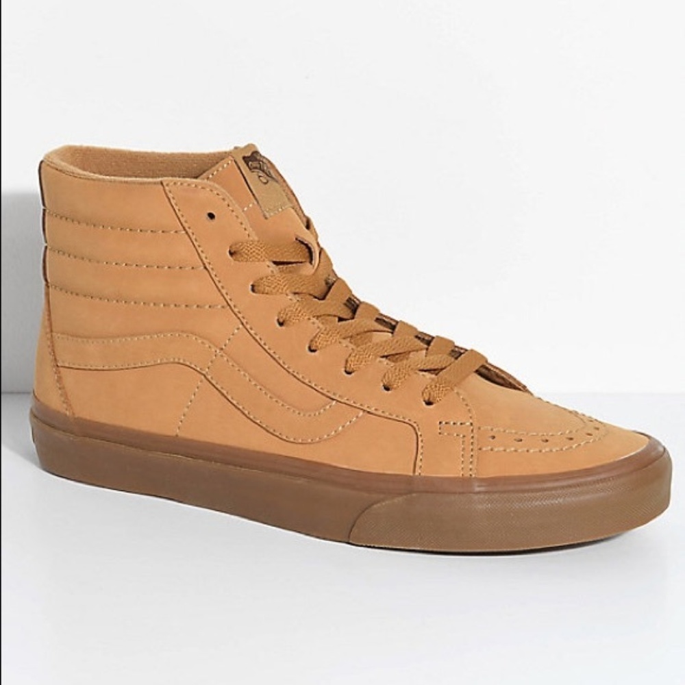 ⛔️🚫SOLD - Light Brown| Mens Vansbuck Sk8-Hi Reissue| Size 11
